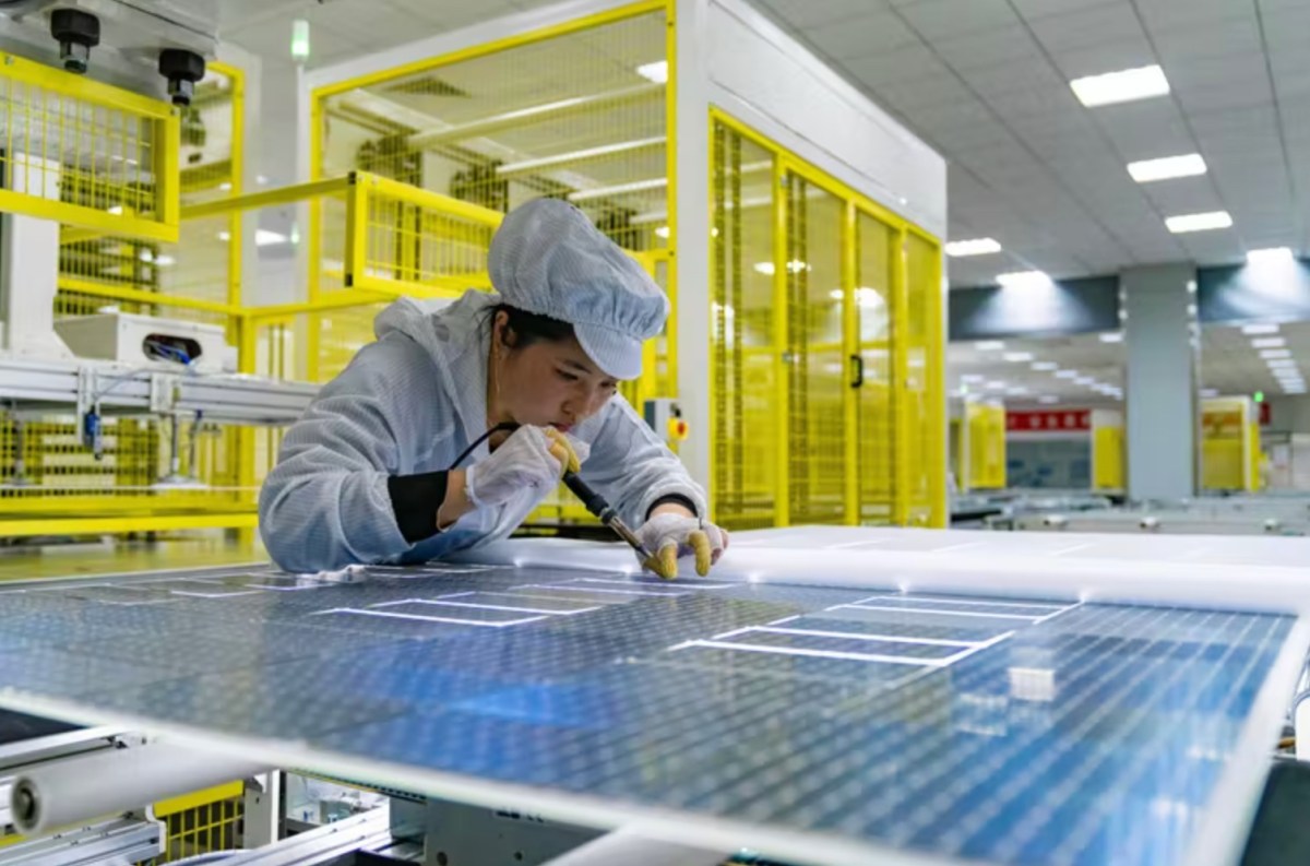 Čína-Solární panely-Obnovitelná energie